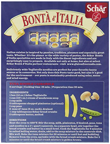 Паста Tagiatelle Куля, 12 унцій (пакет із 10)