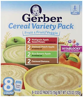 Gerber Fruits Cereal Variety Pack (4 pack) — photo 6