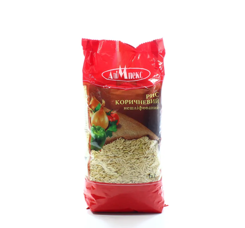 Alimpeks Brown Unpolished Rice 1kg x10