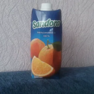 Sandora Orange Juice Tetra Pak 500ml — photo 12