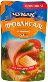 Chumak Mayonnaise Provencal 67% 200ml Doy-pack — photo 3