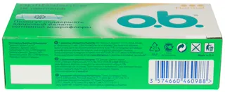 O.B. Optibalance Normal Tampons 16 pcs — photo 4