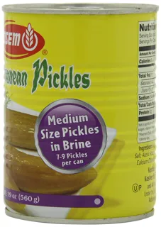 Osem Mediterranean Pickles in Brine, Medium, 19 oz (Pack 12) — photo 14