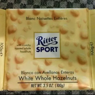 Ritter Sport White Chocolate with Whole Hazelnuts 100g — photo 3