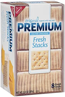 Premium Original Salted Crackers Fresh Stack, 13.6 oz box (6 pack) — photo 6