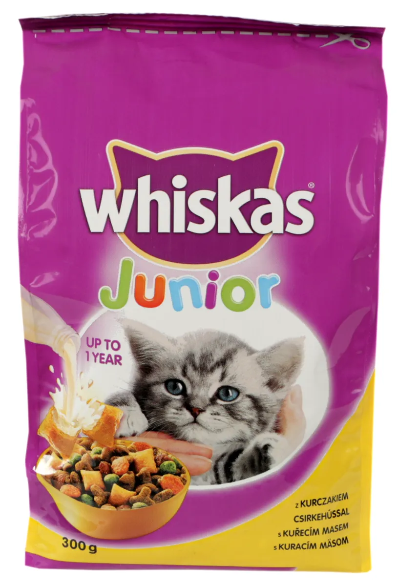 Корм Whiskas з куркою для кошенят та годуючих кішок 300 г