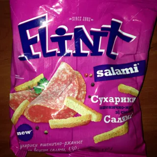 Flint Salami Flavor Croutons Flow Pack 130g — photo 2