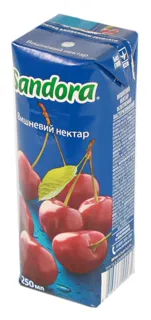 Sandora Cherry Nectar Clarified Pasteurized 250ml Tetrapak — photo 2