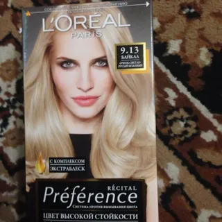 L'Oreal Preference Recital Hair Dye 9.13 Baikal — photo 2