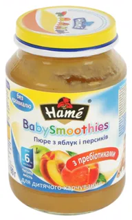 Hame Apple-Peach Fruit Puree 190g — photo 4