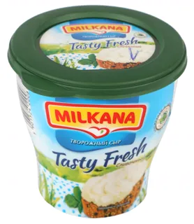 Milkana cream cheese 61% 150g plastic cup — photo 4