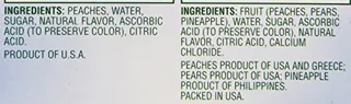 Del Monte Mixed Fruit / Peach Snack Cup, 4 lb — photo 2
