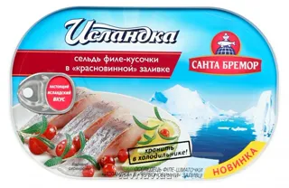 Icelandic Herring Fillet 200g in Red Wine Marinade — photo 5