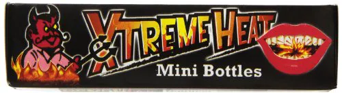 Xtreme Heat Mini Hot Sauce Collection: Pack of 4 Mini Bottles