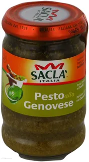 Sacla Basil Pesto Sauce 190g glass jar — photo 3