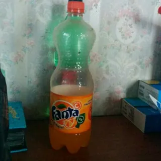Fanta Orange drink plastic bottle 1L — photo 4