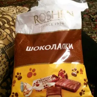 Roshen Shokolapki Candies 200g — photo 9