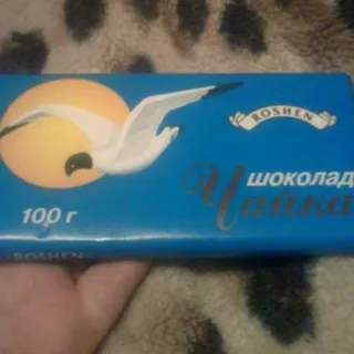 Roshen Milk Chocolate Chayka 100g — photo 5