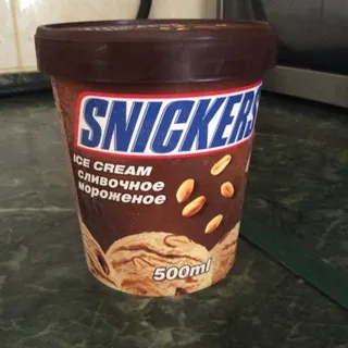 Mars Creamy Ice Cream with Caramel and Chocolate Glaze Layer 500ml — photo 2