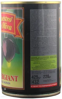 Maestro De Oliva Super Giant Pitted Olives Tin 425g — photo 2