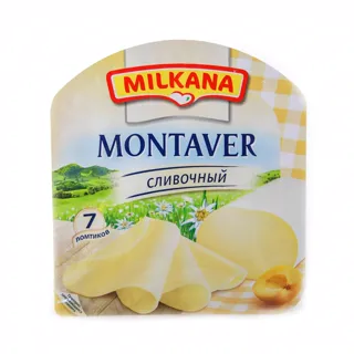 Milkana Montaver Creamy Cheese Slices 60% 150g — photo 4