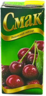 Smak Cherry Nectar with Sugar, Reconstituted, Tetra Pak 1000ml — photo 6