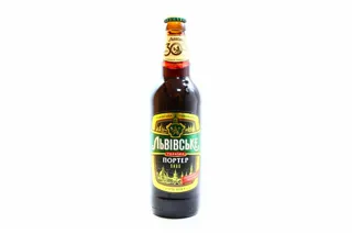 Lvovskoe Porter Dark Filtered Beer 8% 0.5L Glass Bottle — photo 4