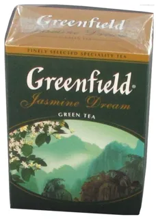 Greenfield Green Jasmine Loose Leaf Tea 100g Cardboard Box — photo 4