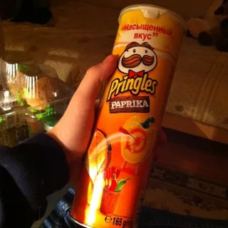 Pringles Paprika Potato Chips Tube 165g — photo 4