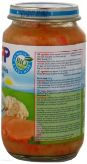 Hipp Veal Puree with Rice and Vegetables for Babies from 8 Months, 220g Glass Jar — photo 4