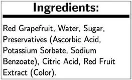 Naturals Red Grapefruit in Extra Syrup, 7 oz - 12 per case — photo 2