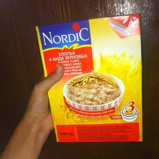 Nordyk 4 Types of Whole Grain Cereal Flakes 600g — photo 5