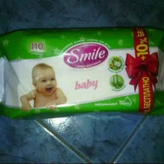 Smile Antibacterial Wet Wipes 100 pcs — photo 8