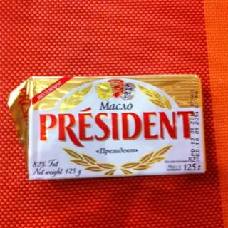 President Sour Cream Butter 82% 125g — photo 8