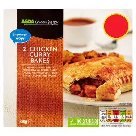 Asda Chosen By You Chicken Curry Bakes