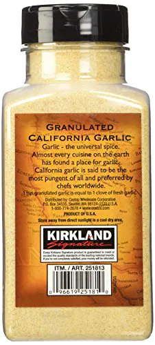 Kirkland Signature гранульований часник Каліфорнія, 18 унцій