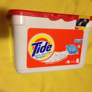Tide Liquid Laundry Gel Pods Automatic for Baby Clothes for Whites and Colors 16*35g — photo 2