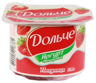 Dolce Strawberry Yogurt 3.2% 120g — photo 2
