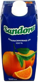 Sandora Orange Juice Tetra Pak 500ml — photo 9