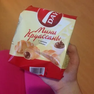 7 Days Mini Croissants with Cocoa Cream Filling 60g — photo 3