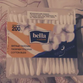 Bella Cotton Hygienic Cotton Swabs 200 pcs — photo 5