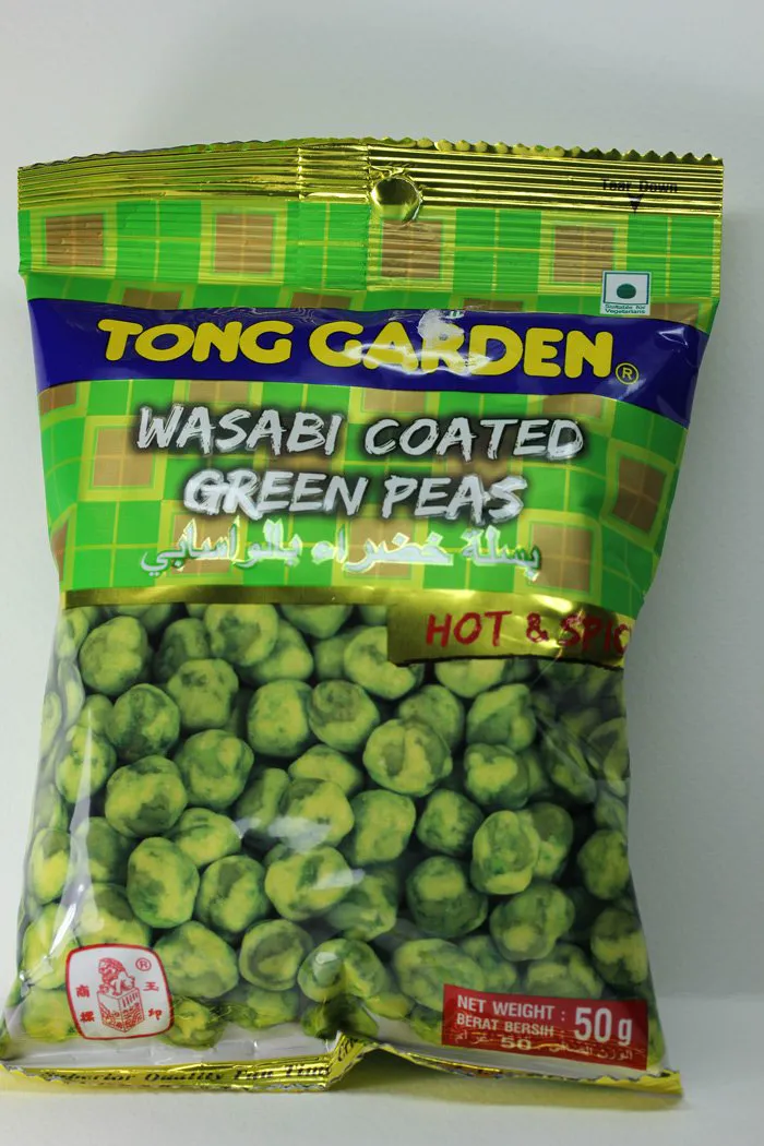 Tong Garden Зелені горошки в покритті васабі, 50 г
