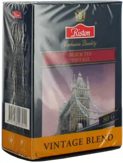 Riston Vintage Blend Ceylon Black Leave Tea 80g Sri Lanka — photo 2