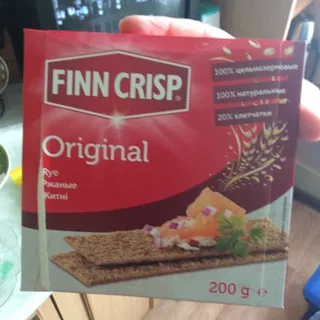 Finn Crisp Original Rye Crispbread 200g Box — photo 7
