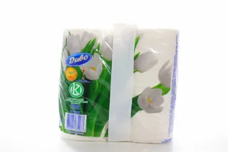 Dyvo Economy White 2-Ply Toilet Paper 8pcs — photo 3