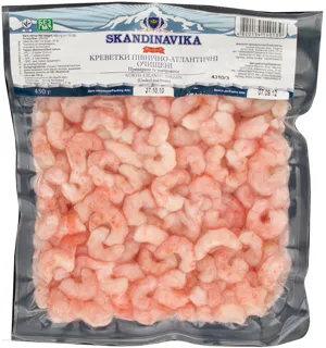 Skandinavika TM North Atlantic Cooked Peeled Shrimps 450g — photo 3