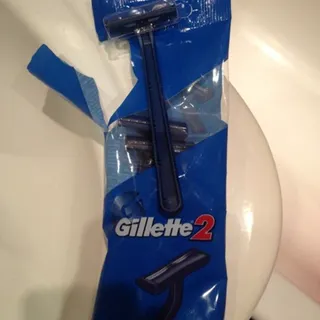 Gillette-2 disposable razor with long handle 3 pcs — photo 4