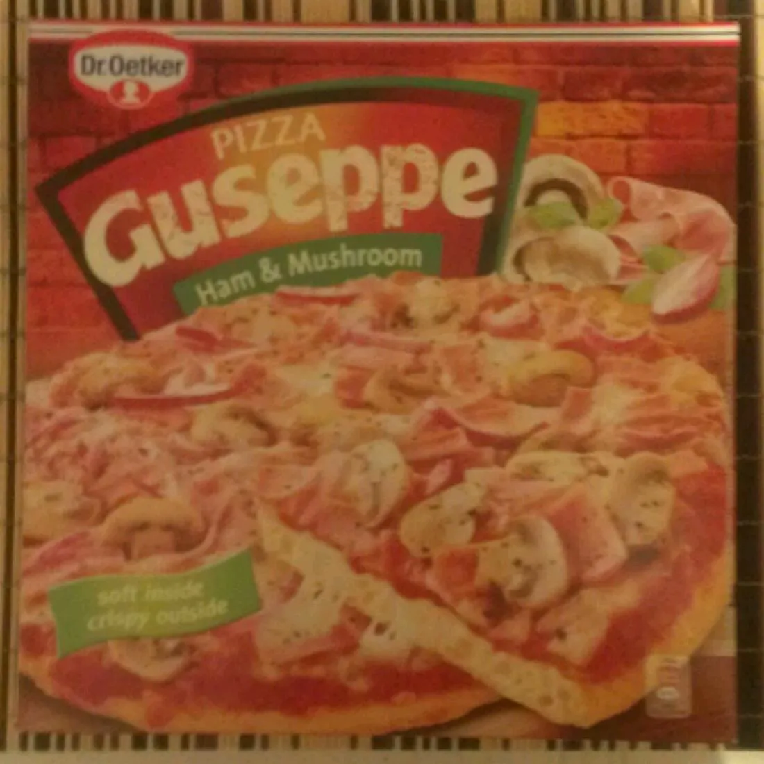 Піца D-r Oetker Джузеппе з шинкою та грибами заморожена 425г