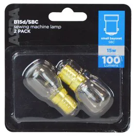 ASDA 15W Sewing Machine Light Bulbs