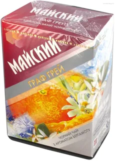Maysky Earl Grey Ceylon Black Tea with Bergamot Flavor 90g — photo 3